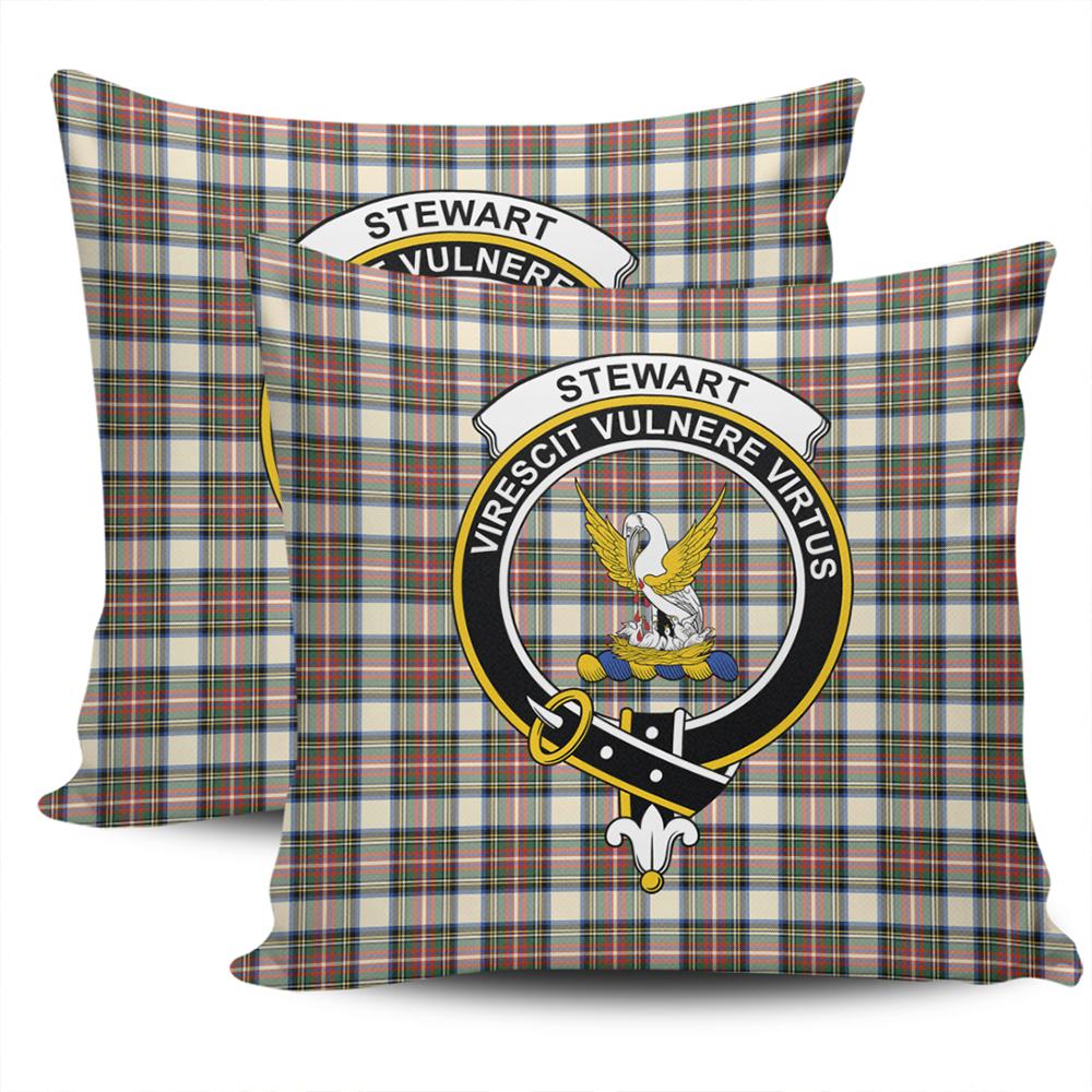 Clan Stewart Dress Ancient Tartan Crest Pillow Cover LJ63 Clan Stewart Tartan Today   