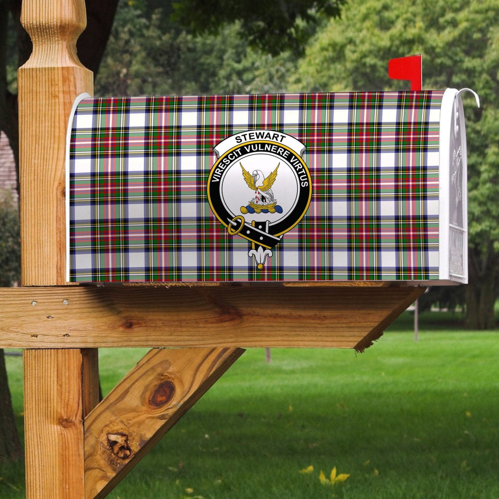 Clan Stewart Dress Modern Tartan Crest Mailbox WH80 Clan Stewart Tartan Today   
