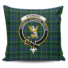 Clan Stewart Hunting Modern Tartan Crest Pillow Cover WF56 Clan Stewart Tartan Today   