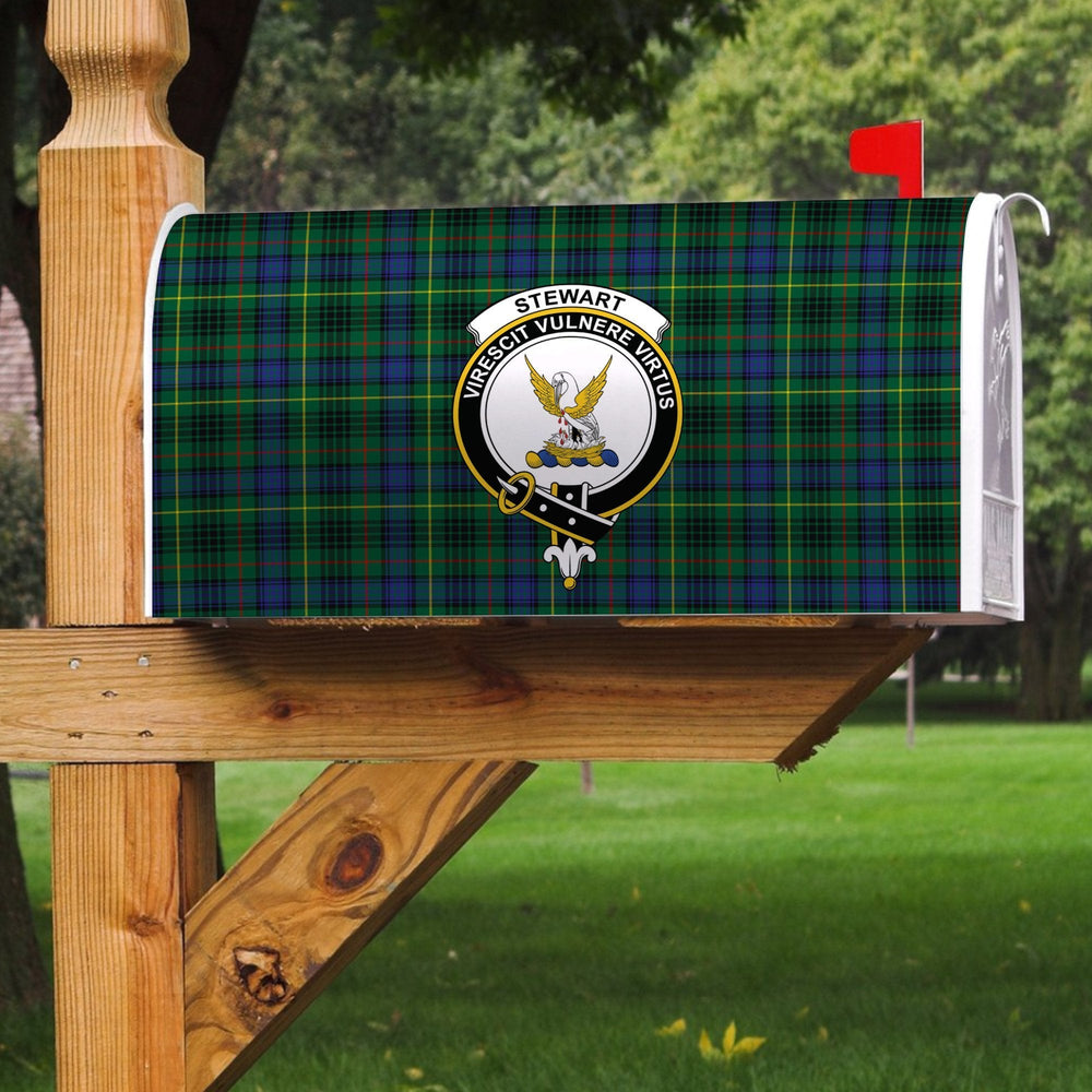 Clan Stewart Hunting Modern Tartan Crest Mailbox OJ51 Clan Stewart Tartan Today   