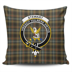 Clan Stewart Hunting Weathered Tartan Crest Pillow Cover ZN45 Clan Stewart Tartan Today   