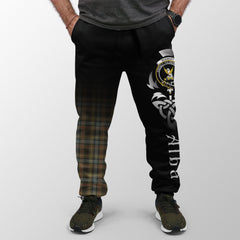 Clan Stewart Hunting Weathered Tartan Crest Jogger Sweatpants  Alba Celtic Style ZS82 Clan Stewart Tartan Today   