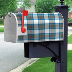 Clan Stewart Muted Blue Tartan Crest Mailbox CG61 Clan Stewart Tartan Today   