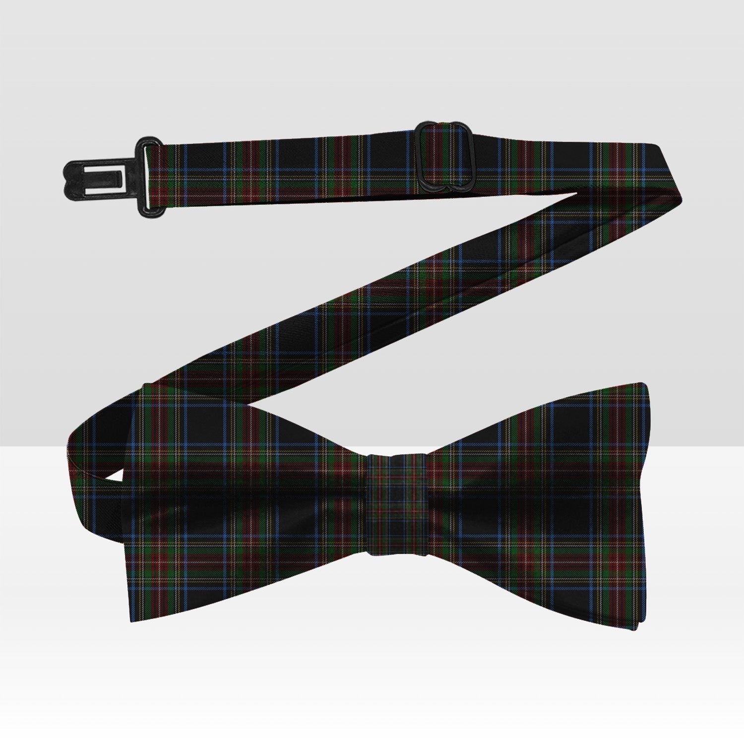 Clan Stewart Black 02 Tartan Bow Tie NA83 Clan Stewart Tartan Today   