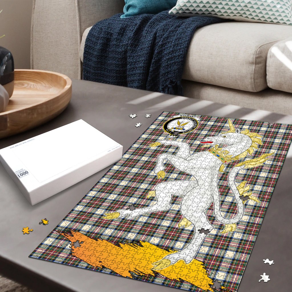 Clan Stewart Dress Ancient Tartan Crest Unicorn Scotland Jigsaw Puzzles Gift For Family MX43 Clan Stewart Tartan Today   