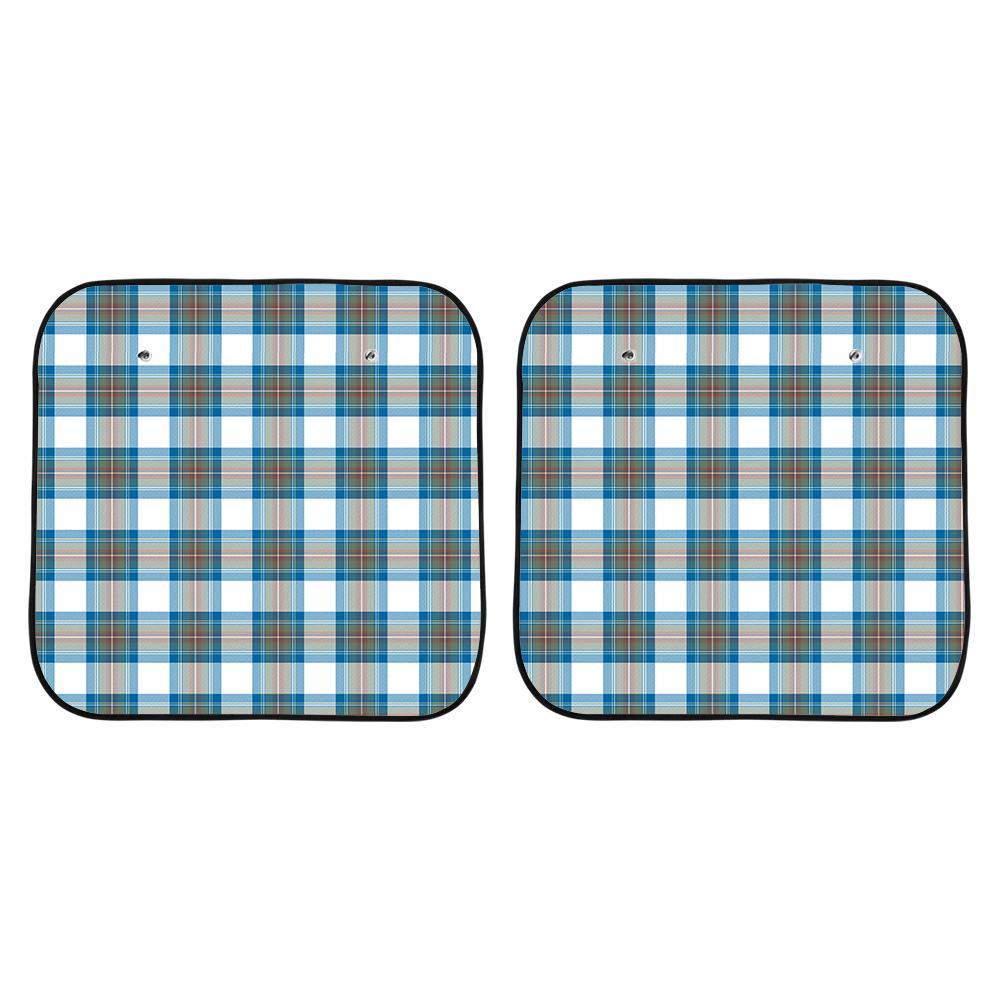 Clan Stewart Muted Blue Tartan Sun Shade 2 Pieces BO67 Clan Stewart Tartan Today   