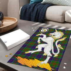 Clan Stewart of Appin Hunting Modern Tartan Crest Unicorn Scotland Jigsaw Puzzles Gift For Family YW99 Clan Stewart of Appin Tartan Today   