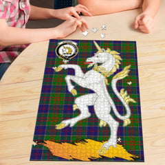 Clan Stewart of Appin Hunting Modern Tartan Crest Unicorn Scotland Jigsaw Puzzles Gift For Family YW99 Clan Stewart of Appin Tartan Today   