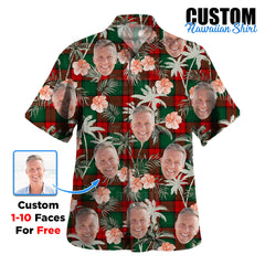 Clan Stewart Atholl Modern Tartan Custom Face Hawaiian Shirt – Unisex Gift for Family Members, Summer Party SX62 Stewart Atholl Modern Tartan Tartan Hawaii Shirt