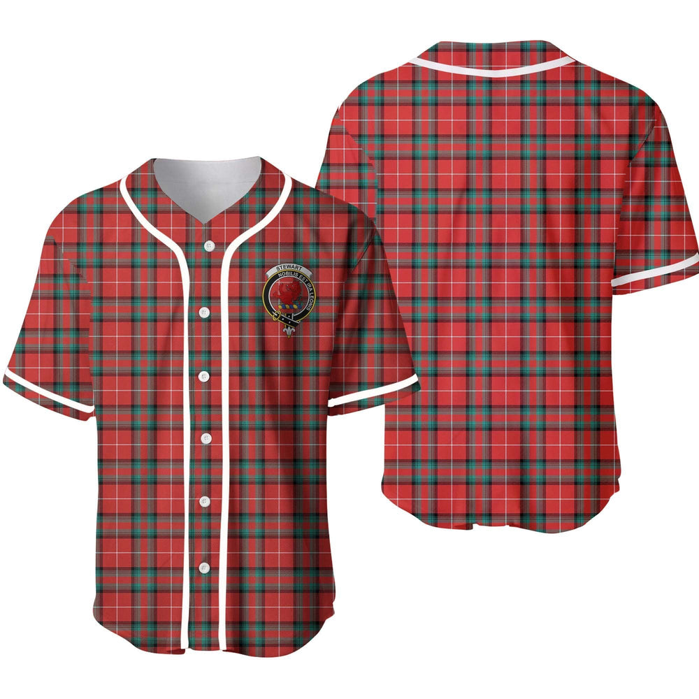 Clan Stewart (Stuart) of Bute Tartan Unisex Baseball Jersey RF24TS48 Clan Stewart Tartan Today   