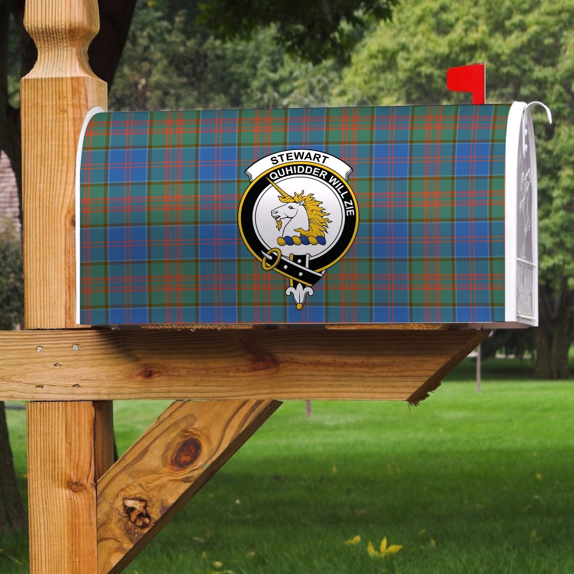 Clan Stewart Of Appin Hunting Ancient Tartan Crest Mailbox XG52 Clan Stewart of Appin Tartan Today   