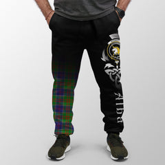 Clan Stewart Of Appin Hunting Modern Tartan Crest Jogger Sweatpants  Alba Celtic Style ZD41 Clan Stewart of Appin Tartan Today   