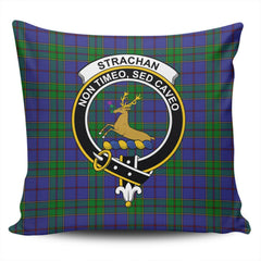 Clan Strachan Tartan Crest Pillow Cover JI24 Clan Strachan Tartan Today   