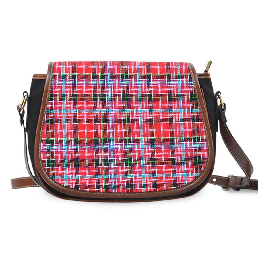 Clan Straiton Tartan Saddle Handbags