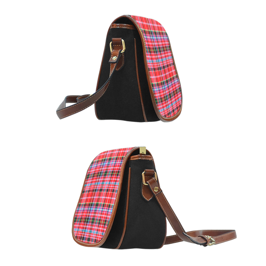 Clan Straiton Tartan Saddle Handbags GV91 Clan Rait Tartan Today   