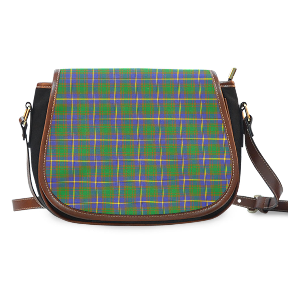 Clan Strange of Balkaskie Tartan Saddle Handbags FY33 Clan Strange Tartan Today   