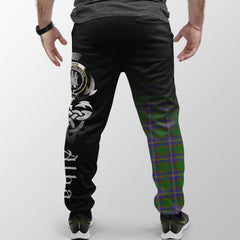 Clan Strange Of Balkaskie Tartan Crest Jogger Sweatpants  Alba Celtic Style OU18 Clan Strange Tartan Today   