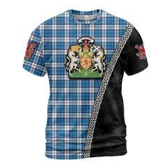 Personalized Clan Strathclyde District Tartan Shirt with Scotland Coat of Arms & Custom Name UQ98