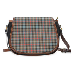 Clan Sutherland Weathered Tartan Saddle Handbags SD74 Clan Sutherland Tartan Today   