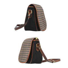 Clan Sutherland Weathered Tartan Saddle Handbags SD74 Clan Sutherland Tartan Today   