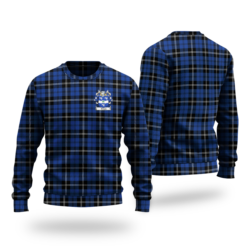 Clan Swan Tartan Christmas Ugly Sweater NL51 Swan Tartan Tartan Sweater   