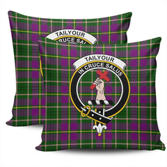 Clan Tailyour Weathered Tartan Crest Pillow Cover VG58 Clan Borthwick Tartan Today   
