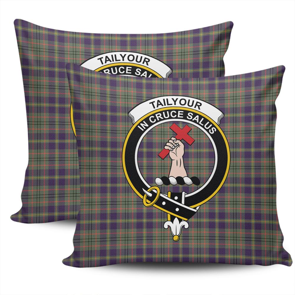 Clan Tailyour Tartan Crest Pillow Cover IQ99 Clan Borthwick Tartan Today   