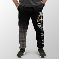 Clan Tailyour Weathered Tartan Crest Jogger Sweatpants  Alba Celtic Style KQ16  Tartan Today   