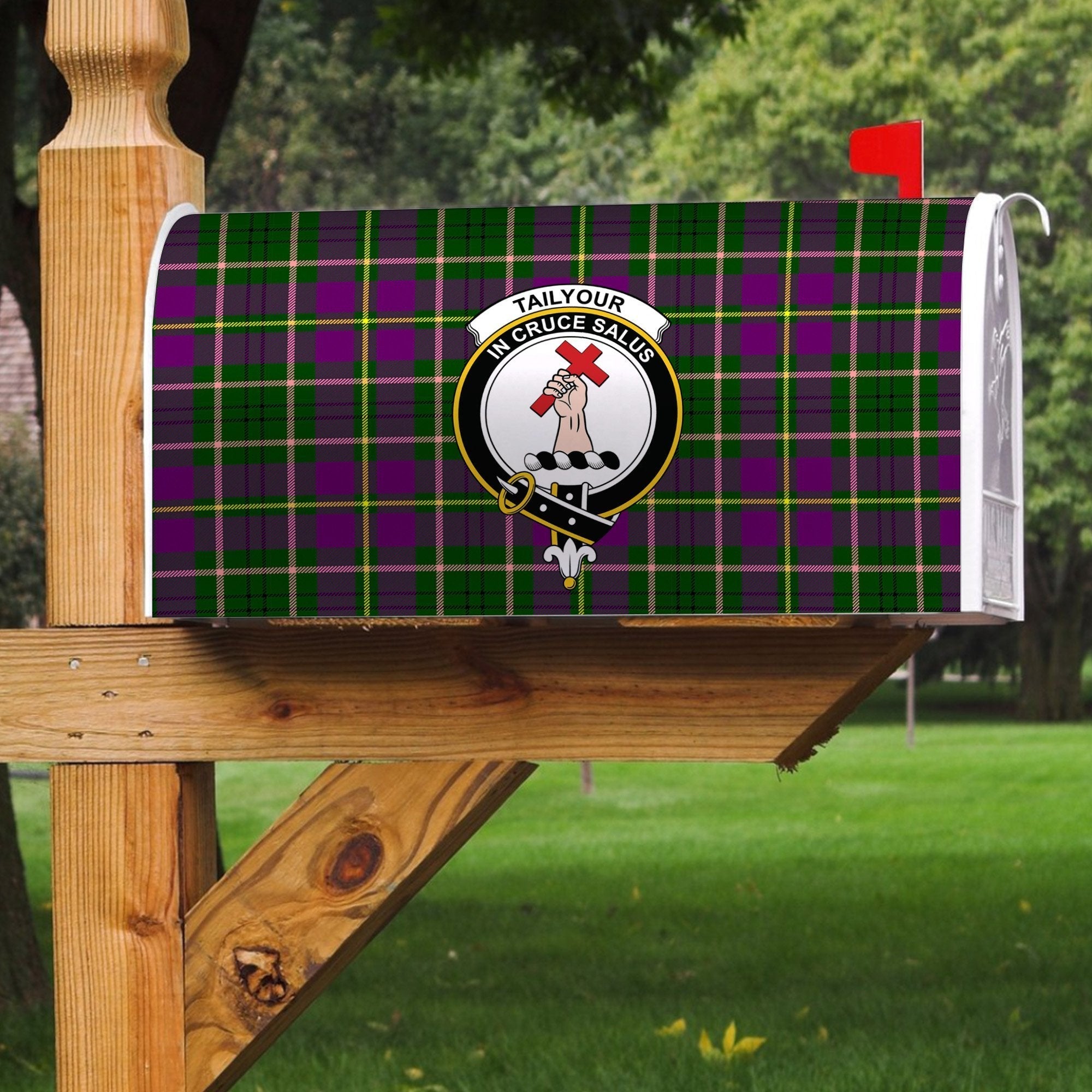 Clan Tailyour Tartan Crest Mailbox EX82 Clan Borthwick Tartan Today   