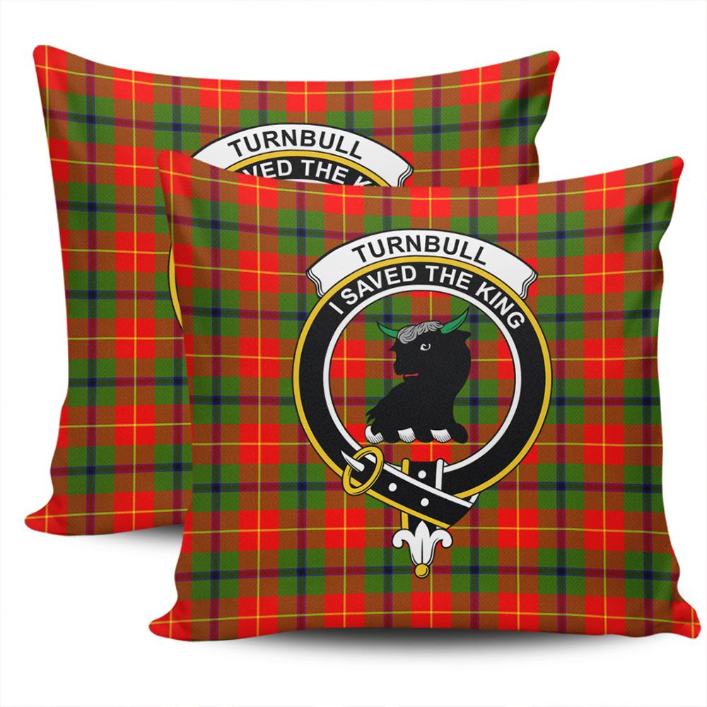 Clan Turnbull Dress Tartan Crest Pillow Cover KU88 Clan Turnbull Tartan Today   