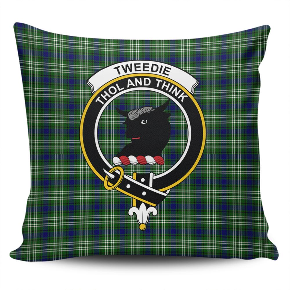 Clan Tweedside District Tartan Crest Pillow Cover OJ64 Clan Borthwick Tartan Today   
