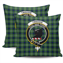 Clan Tweedside District Tartan Crest Pillow Cover OJ64 Clan Borthwick Tartan Today   