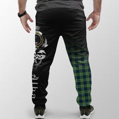 Clan Tweedside District Tartan Crest Jogger Sweatpants  Alba Celtic Style SA18  Tartan Today   