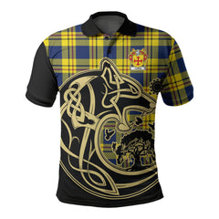 Clan Carlisle Tartan Polo Shirt Viking Wolf RC17 Carlisle Tartan Tartan Polo   
