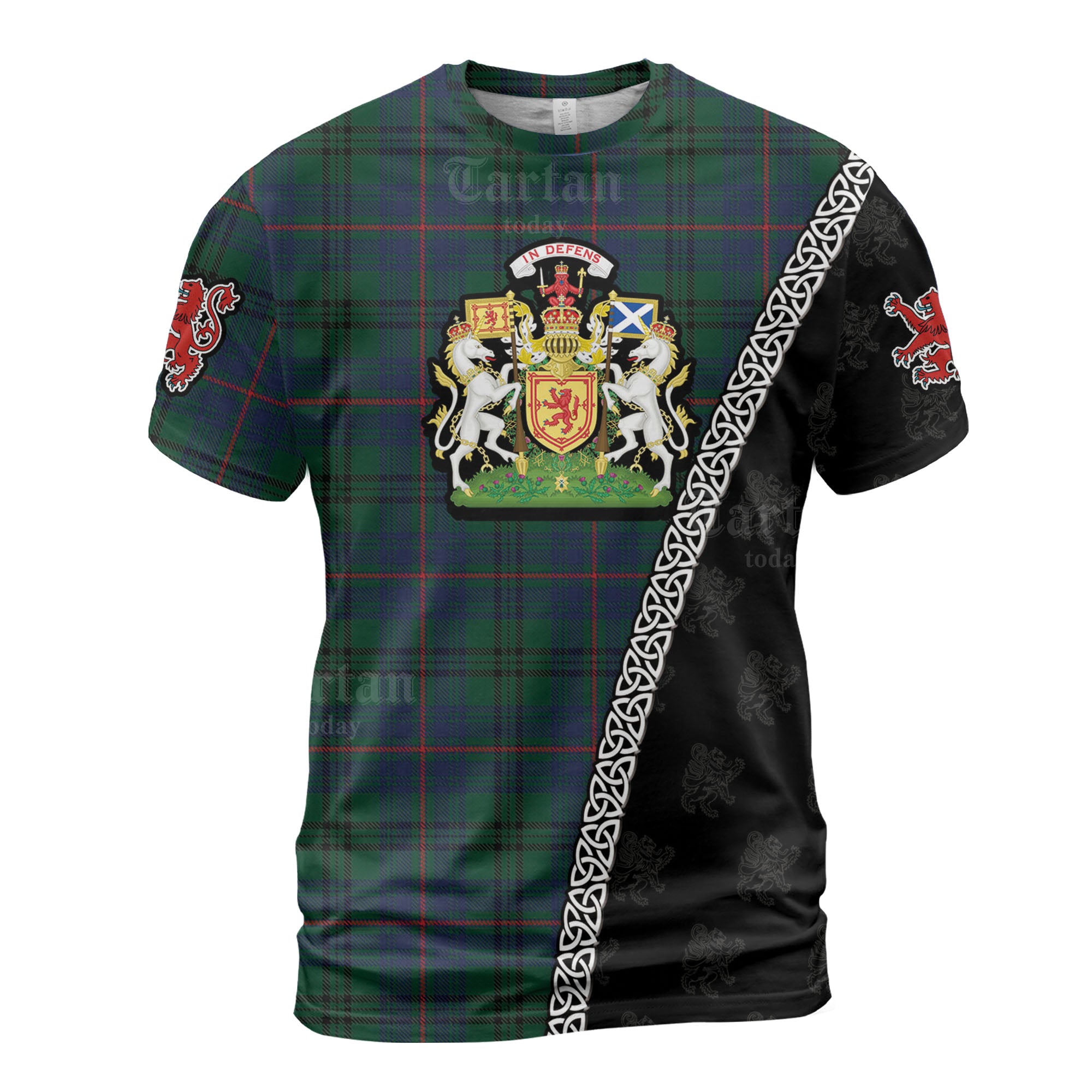 Personalized Clan Walker Hunting Modern Tartan Shirt with Scotland Coat of Arms & Custom Name NN26