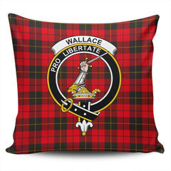 Clan Wallace Weathered Tartan Crest Pillow Cover IR19 Clan Wallace Tartan Today   