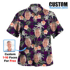 Clan Wardlaw Tartan Custom Face Hawaiian Shirt – Unisex Gift for Family Members, Summer Party GC44 Wardlaw Tartan Tartan Hawaii Shirt