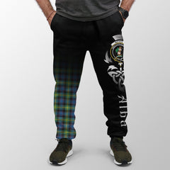 Clan Watson Ancient Tartan Crest Jogger Sweatpants  Alba Celtic Style RE71 Clan Watson Tartan Today   