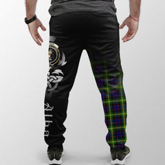 Clan Watson Modern Tartan Crest Jogger Sweatpants  Alba Celtic Style SB38 Clan Watson Tartan Today   