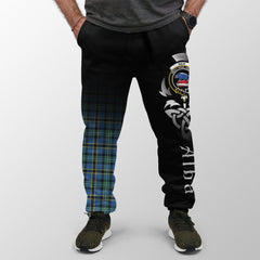 Clan Weir Ancient Tartan Crest Jogger Sweatpants  Alba Celtic Style KG93 Clan Weir Tartan Today   