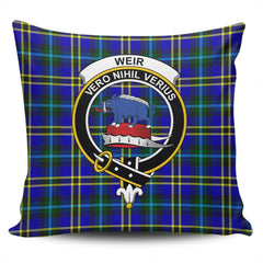 Clan Weir Modern Tartan Crest Pillow Cover IB66 Clan Weir Tartan Today   