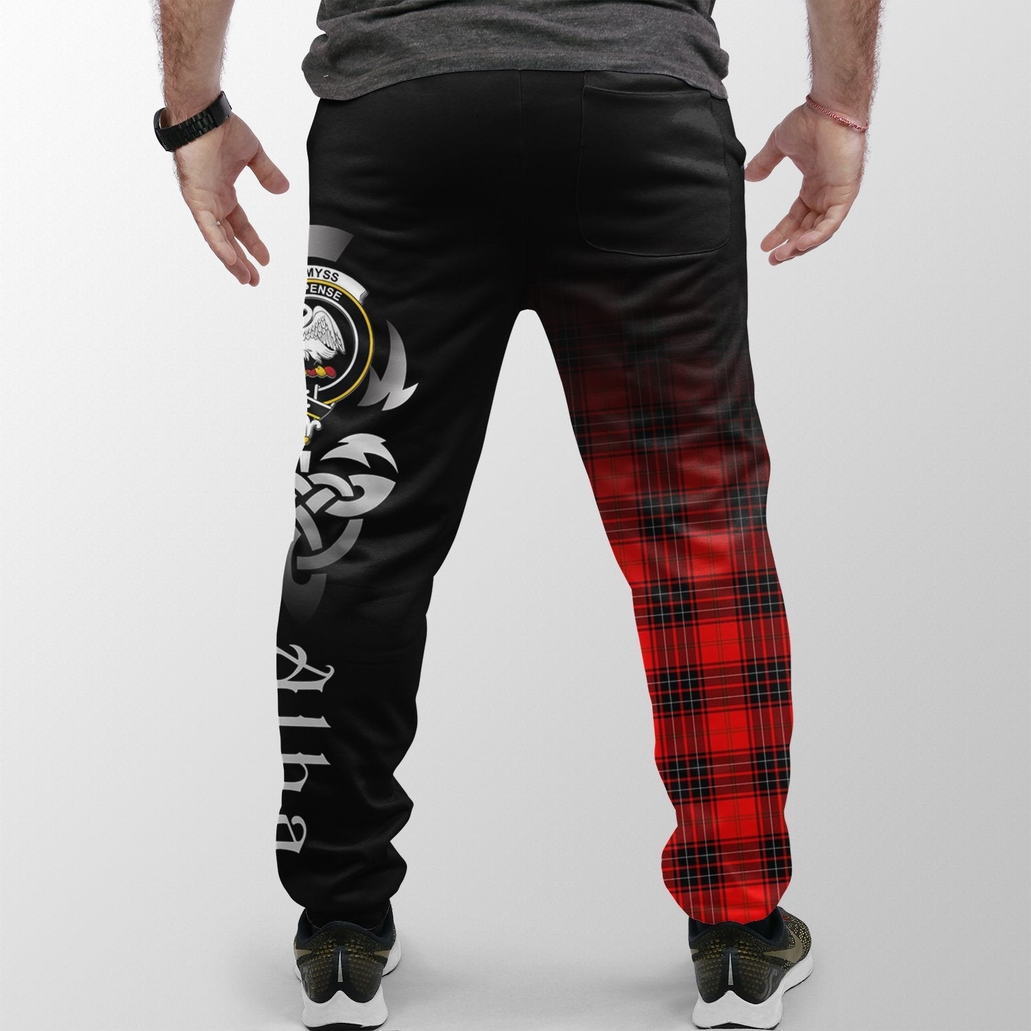 Clan Wemyss Modern Tartan Crest Jogger Sweatpants  Alba Celtic Style OH49 Clan Wemyss Tartan Today   