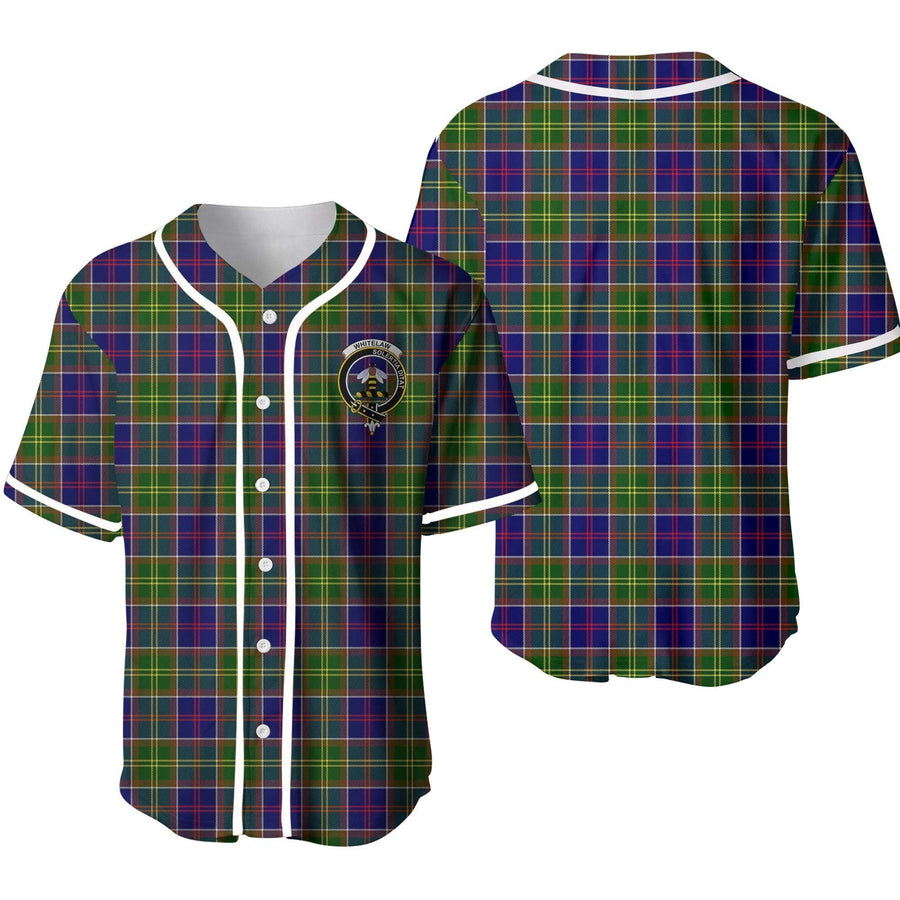 Clan Whitelaw Tartan Unisex Baseball Jersey