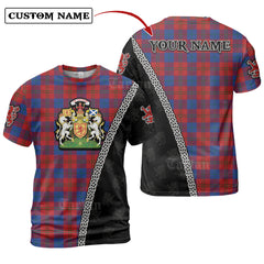 Witherspoon Tartan Shirt with Scotland Coat of Arms & Custom Name XD36