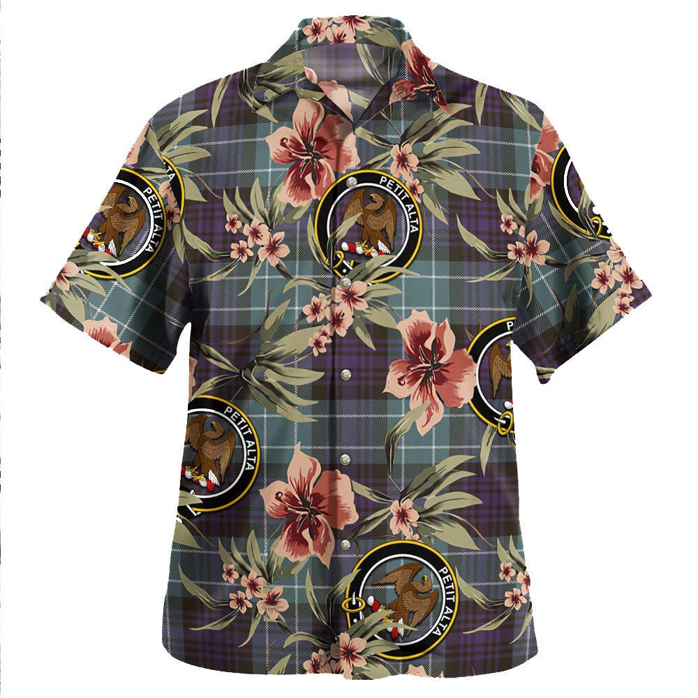 Abercrombie Weathered Tartan Clan Crest Badge Aloha Hawaiian Shirt Tropical Old Style ZD86 Abercrombie Weathered Tartan Tartan Today   