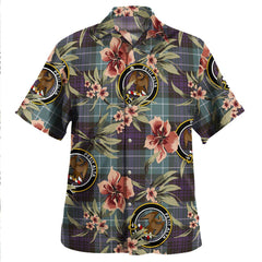 Abercrombie Weathered Tartan Clan Crest Badge Aloha Hawaiian Shirt Tropical Old Style ZD86 Abercrombie Weathered Tartan Tartan Today   