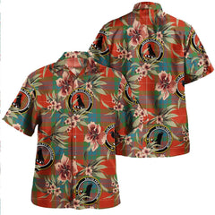 Abernethy Ancient Tartan Clan Crest Badge Aloha Hawaiian Shirt Tropical Old Style II42 Abernethy Ancient Tartan Tartan Today   