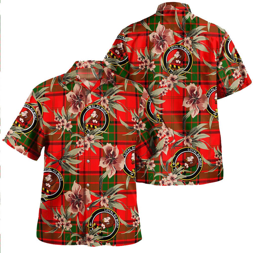 Adair Tartan Clan Crest Badge Aloha Hawaiian Shirt Tropical Old Style IG29 Adair Tartan Tartan Today   