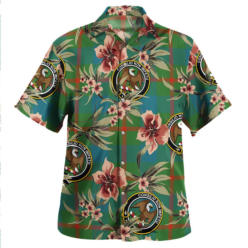 Agnew (MacAgnew) Ancient Tartan Clan Crest Badge Aloha Hawaiian Shirt Tropical Old Style LK56 Agnew (MacAgnew) Ancient Tartan Tartan Today   