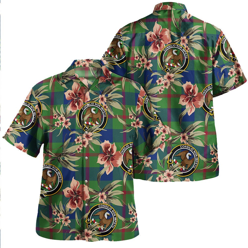 Agnew (MacAgnew) Modern Tartan Clan Crest Badge Aloha Hawaiian Shirt Tropical Old Style XB55 Agnew (MacAgnew) Modern Tartan Tartan Today   